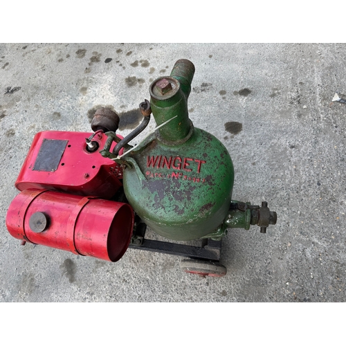 Winget CP2 stationary engine, serial number 2496