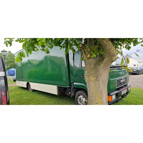 151 - c.1950/60 Decap 105 Key Dance Band Organ, mounted on a 1995 MAN 7500kg wagon. Registration number N8... 