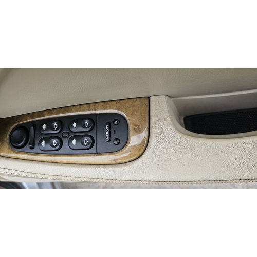 255 - 2001 Jaguar S Type V8 automatic, 3996cc. Registration number Y954 LBM. VIN number SAJAC01M91GM12750.... 