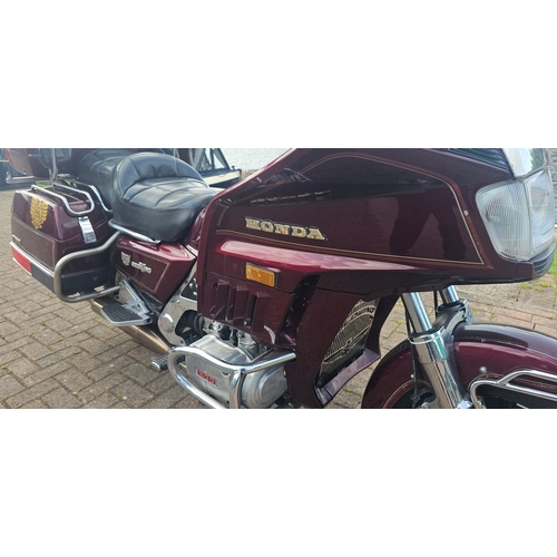 296 - 1988 Honda Goldwing Interstate Aspencade 1200cc. Registration number D458 RVR. Frame number 1HFSC144... 