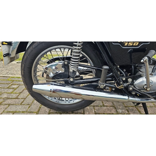 312 - 1980 Triumph Bonneville T140E, 744cc. Registration number NRO 699V. Frame number BB26369. Engine num... 