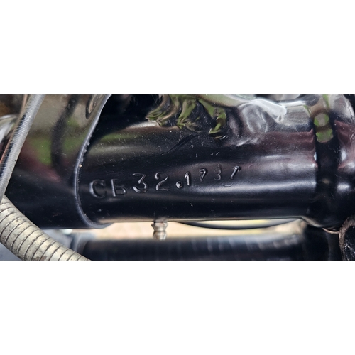 313 - 1955 BSA Gold Star B34 Trials, 499cc. Registration number MUN 187. Frame number CB32.1737 (over stam... 