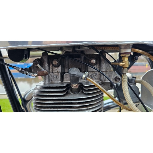 313 - 1955 BSA Gold Star B34 Trials, 499cc. Registration number MUN 187. Frame number CB32.1737 (over stam... 