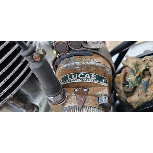 313 - 1955 BSA Gold Star B34 Trials, 499cc. Registration number MUN 187. Frame number CB32.1737 (over stam... 