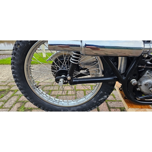 313 - 1955 BSA Gold Star B34 Trials, 499cc. Registration number MUN 187. Frame number CB32.1737 (over stam... 
