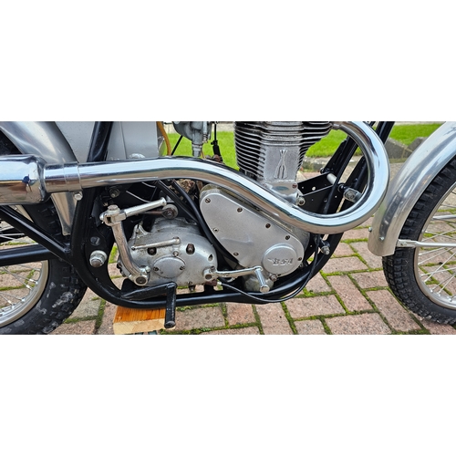 313 - 1955 BSA Gold Star B34 Trials, 499cc. Registration number MUN 187. Frame number CB32.1737 (over stam... 