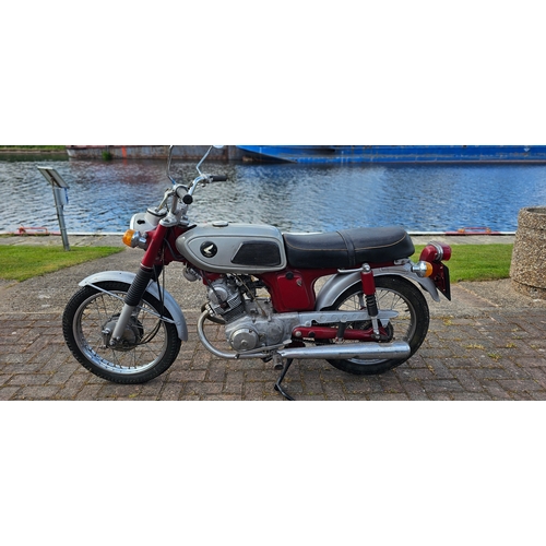 299 - 1970 Honda SS125A. Registration number FLH 208J. Frame number  SS125A 111249. Engine number SS125AE ... 