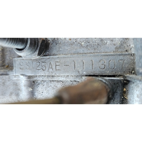 299 - 1970 Honda SS125A. Registration number FLH 208J. Frame number  SS125A 111249. Engine number SS125AE ... 