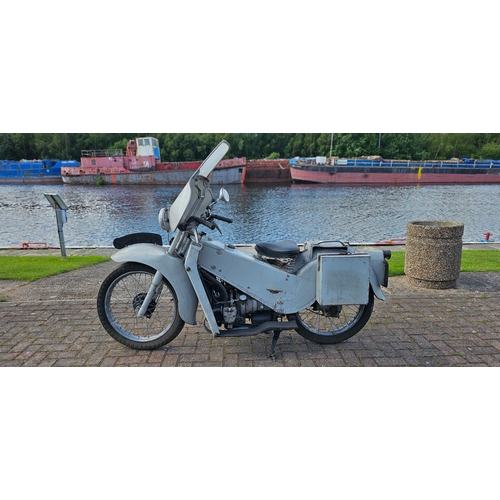 294 - 1949 Velocette LE MkI, 149cc. Registration number YXG 265 (non transferrable). Frame number 5347. En... 