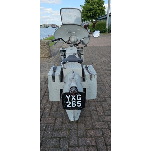 294 - 1949 Velocette LE MkI, 149cc. Registration number YXG 265 (non transferrable). Frame number 5347. En... 
