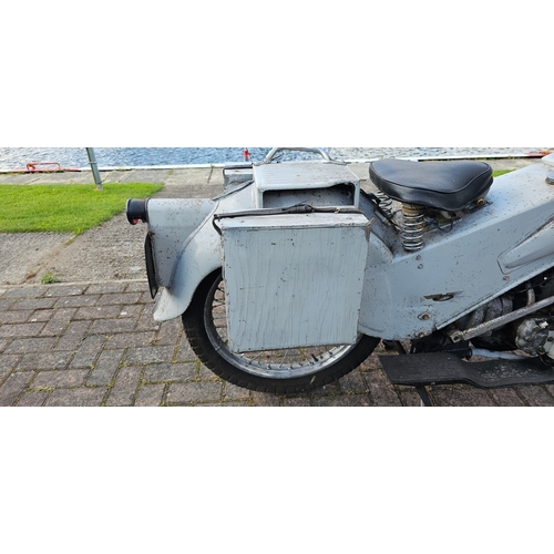 294 - 1949 Velocette LE MkI, 149cc. Registration number YXG 265 (non transferrable). Frame number 5347. En... 