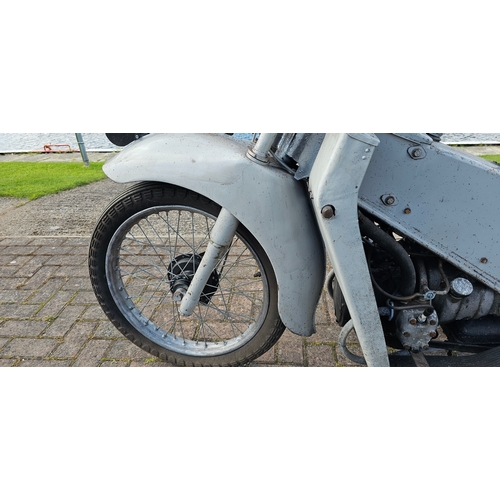 294 - 1949 Velocette LE MkI, 149cc. Registration number YXG 265 (non transferrable). Frame number 5347. En... 