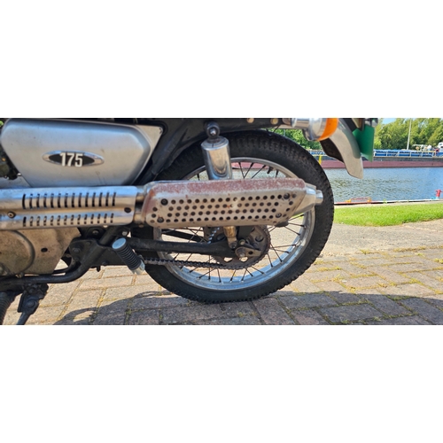 307 - 1970 Honda CL175, 174cc. Registration number LWT 976H. Frame number CL175 5013009. Engine number CL1... 