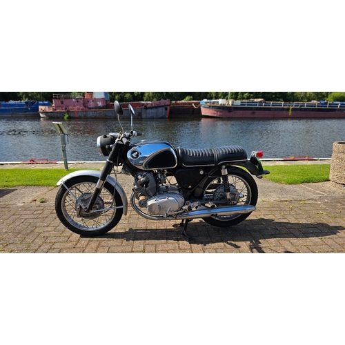 298 - 1966 Honda CB77, Super Hawk, 305cc. Registration number PUA 649D. Frame number CB77 1018421. Engine ... 