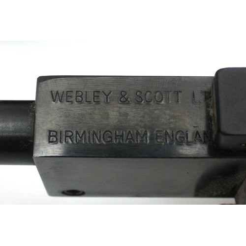 A Webley & Hawk MKIII .177 calibre air rifle, patent 555411, 34cm ...