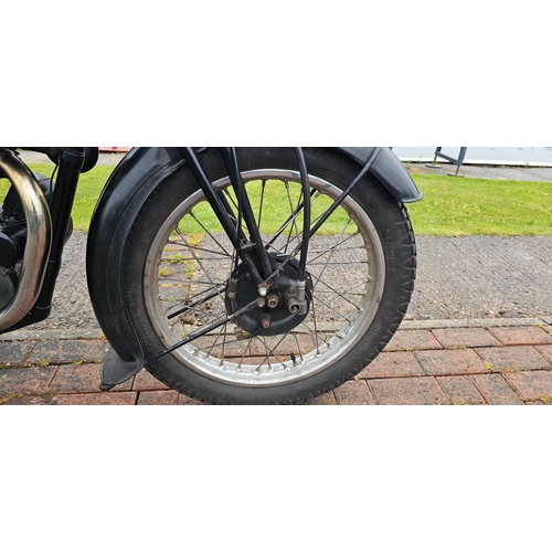311 - 1948 Velocette MOV/MAC. Registration number JKH 563. Frame number 4170. Engine number MAC 11104.
Sol... 