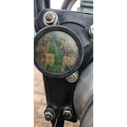 315 - 1955 Triumph 6T Thunderbird, 650cc. Registration number TRH 818. Frame number S72462. Engine number ... 