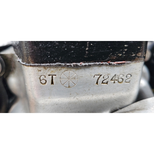 315 - 1955 Triumph 6T Thunderbird, 650cc. Registration number TRH 818. Frame number S72462. Engine number ... 