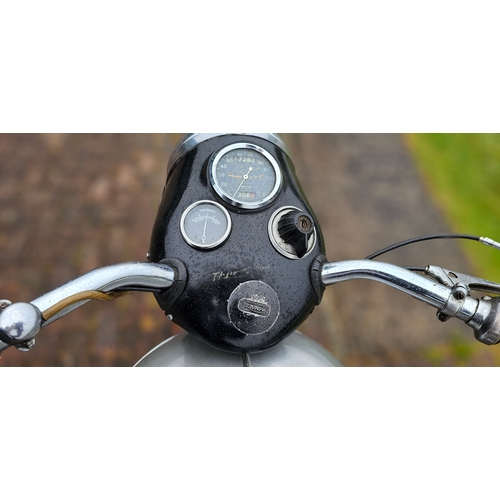 315 - 1955 Triumph 6T Thunderbird, 650cc. Registration number TRH 818. Frame number S72462. Engine number ... 