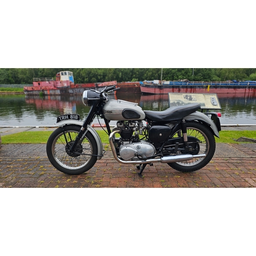 315 - 1955 Triumph 6T Thunderbird, 650cc. Registration number TRH 818. Frame number S72462. Engine number ... 