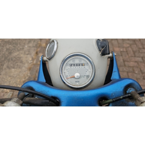 309 - 1963 James M25 Superswift, 249cc. Registration number 702 GAT. Frame number FM25 808. Engine number ... 