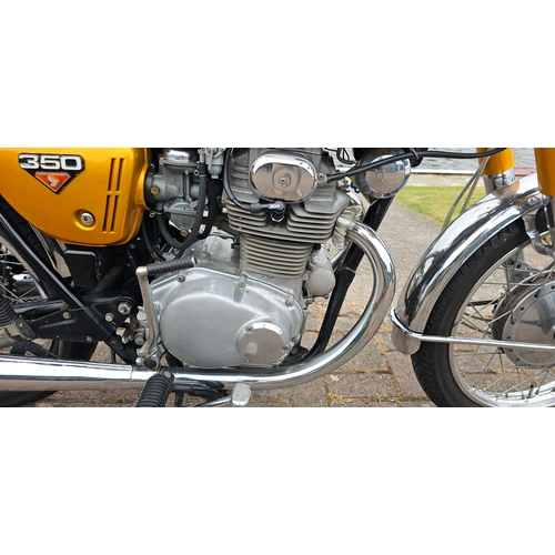 304 - 1972 Honda CB350 K4, 325cc. Registration number KGV 192K. Frame number CB350 4102540. Engine number ... 