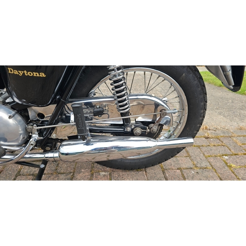 316 - 1970 Triumph Daytona T100R, 490cc. registration number SVR 511H. Frame number DD49186 T100R. Engine ... 