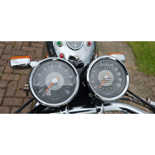 316 - 1970 Triumph Daytona T100R, 490cc. registration number SVR 511H. Frame number DD49186 T100R. Engine ... 