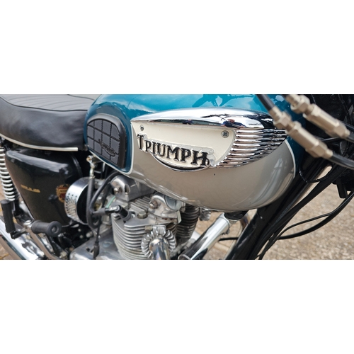 316 - 1970 Triumph Daytona T100R, 490cc. registration number SVR 511H. Frame number DD49186 T100R. Engine ... 