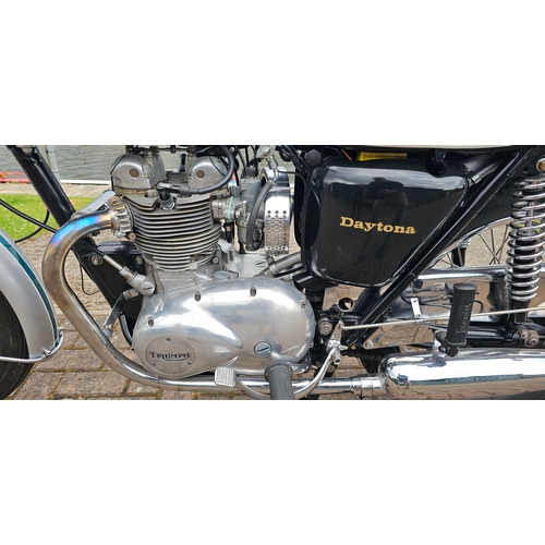316 - 1970 Triumph Daytona T100R, 490cc. registration number SVR 511H. Frame number DD49186 T100R. Engine ... 