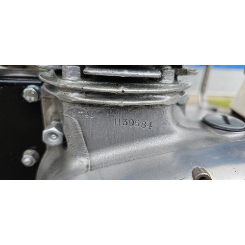 317 - 1963 Triumph T90 Tiger, 349cc. Registration number 142 UYD. Frame number T90H 30684. Engine number T... 