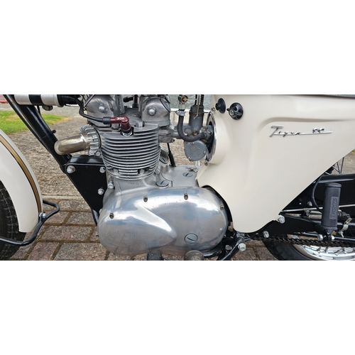 317 - 1963 Triumph T90 Tiger, 349cc. Registration number 142 UYD. Frame number T90H 30684. Engine number T... 