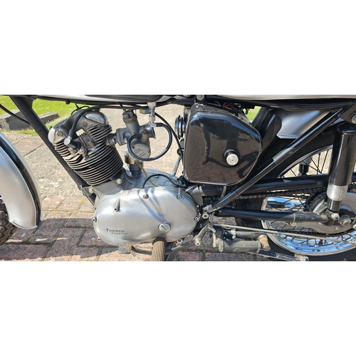 318 - 1960 Triumph Tiger Cub T20, 200cc. Registration number BSL 506 (non transferrable). Frame number T 5... 