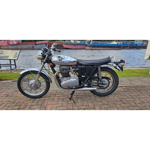 319 - c. 1971 BSA A65 Lightning. 654cc. Registration Number NOVA 24E200742. Frame Number DE 03783. Engine ... 