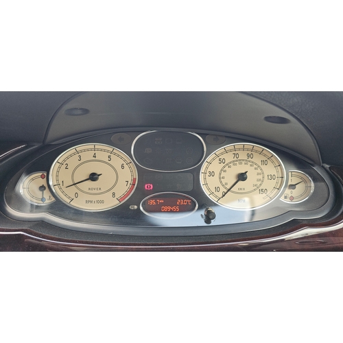 256 - 2000 Rover 75 Club, 1796cc. Registration number W893 DCT. VIN number SARRJSLPBYM121996. Engine numbe... 