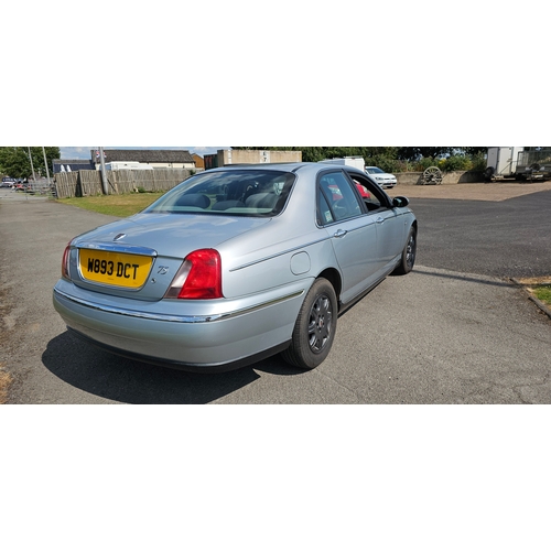 256 - 2000 Rover 75 Club, 1796cc. Registration number W893 DCT. VIN number SARRJSLPBYM121996. Engine numbe... 