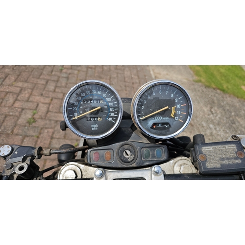 1991 Kawasaki Zephyr ZR550, 553cc. Registration number H528