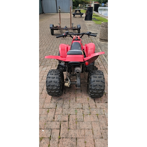 291 - E-ton Viper 90 Quad bike, electric start, unused for several years it will require a new battery
