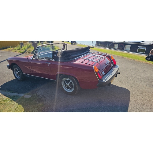 257 - 1979 MG Midget 1500. Registration number NTU 897V. Chassis number GAN6-220272G. Engine number unknow... 