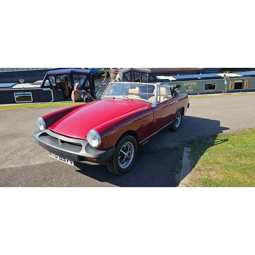 257 - 1979 MG Midget 1500. Registration number NTU 897V. Chassis number GAN6-220272G. Engine number unknow... 