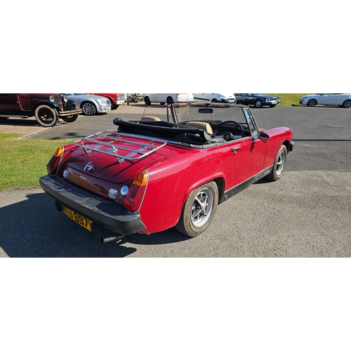 257 - 1979 MG Midget 1500. Registration number NTU 897V. Chassis number GAN6-220272G. Engine number unknow... 