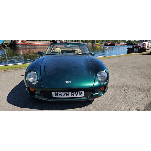 265 - 1995 TVR Chimaera, 3,592cc. Registration number M678 RVR. VIN number SDLDCC4P8SE011403. Engine numbe... 