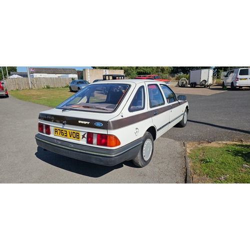 253 - 1983 Ford Sierra 2.0 GL, Swift Special edition, auto, 1993cc. Registration number A763 VOB. VIN numb... 