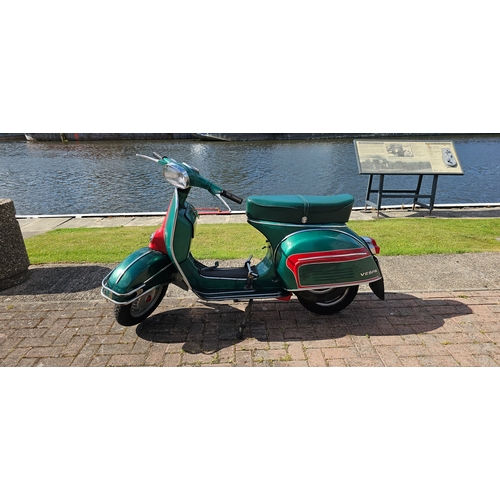 293 - 1968 Vespa, Spanish, GS150. Registration number ABW 852F. Frame number o4C 195711. Engine number 04M... 
