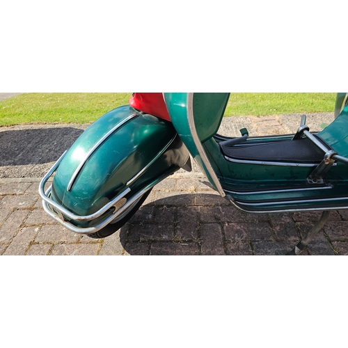 293 - 1968 Vespa, Spanish, GS150. Registration number ABW 852F. Frame number o4C 195711. Engine number 04M... 