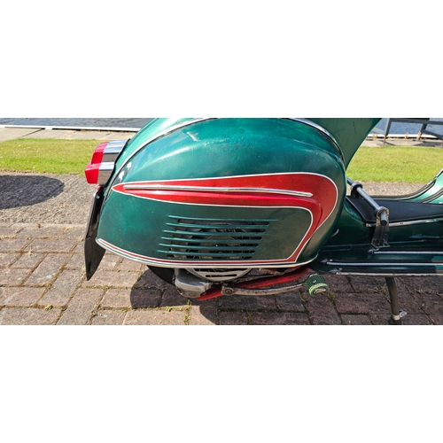 293 - 1968 Vespa, Spanish, GS150. Registration number ABW 852F. Frame number o4C 195711. Engine number 04M... 