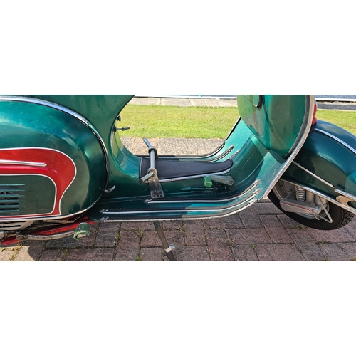 293 - 1968 Vespa, Spanish, GS150. Registration number ABW 852F. Frame number o4C 195711. Engine number 04M... 