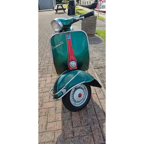 293 - 1968 Vespa, Spanish, GS150. Registration number ABW 852F. Frame number o4C 195711. Engine number 04M... 