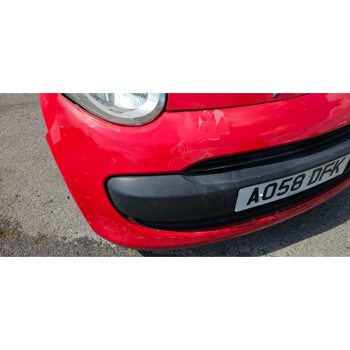 251 - 2008 Citroen C1 Vibe, 998cc, petrol. Registration number AO58 DFK. VIN number VF7PMCFAC89261002.
Sol... 