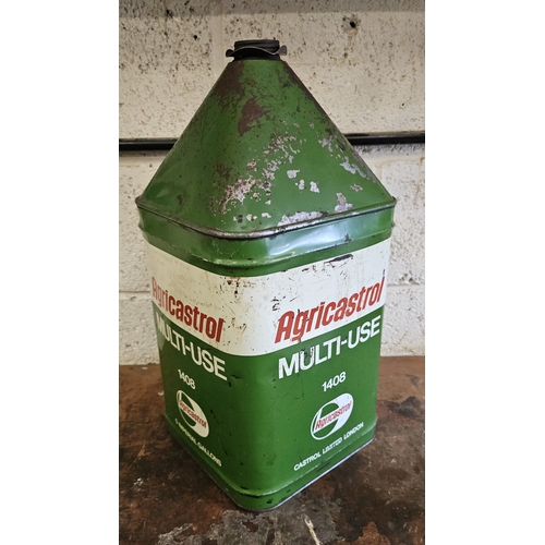 50 - An Agricastrol Multiuse 6 US gallon oil container with cap